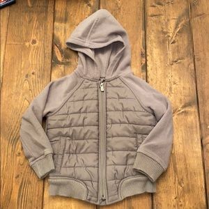 Toddlers fleece zip up